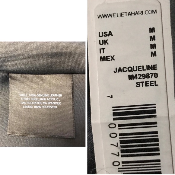 Elie Tahari leather coat NWT - Picture 8 of 8